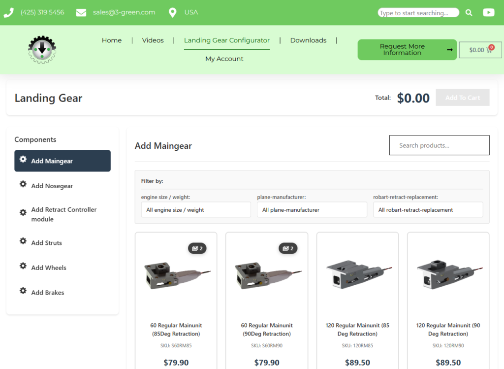 3-green website screenshot