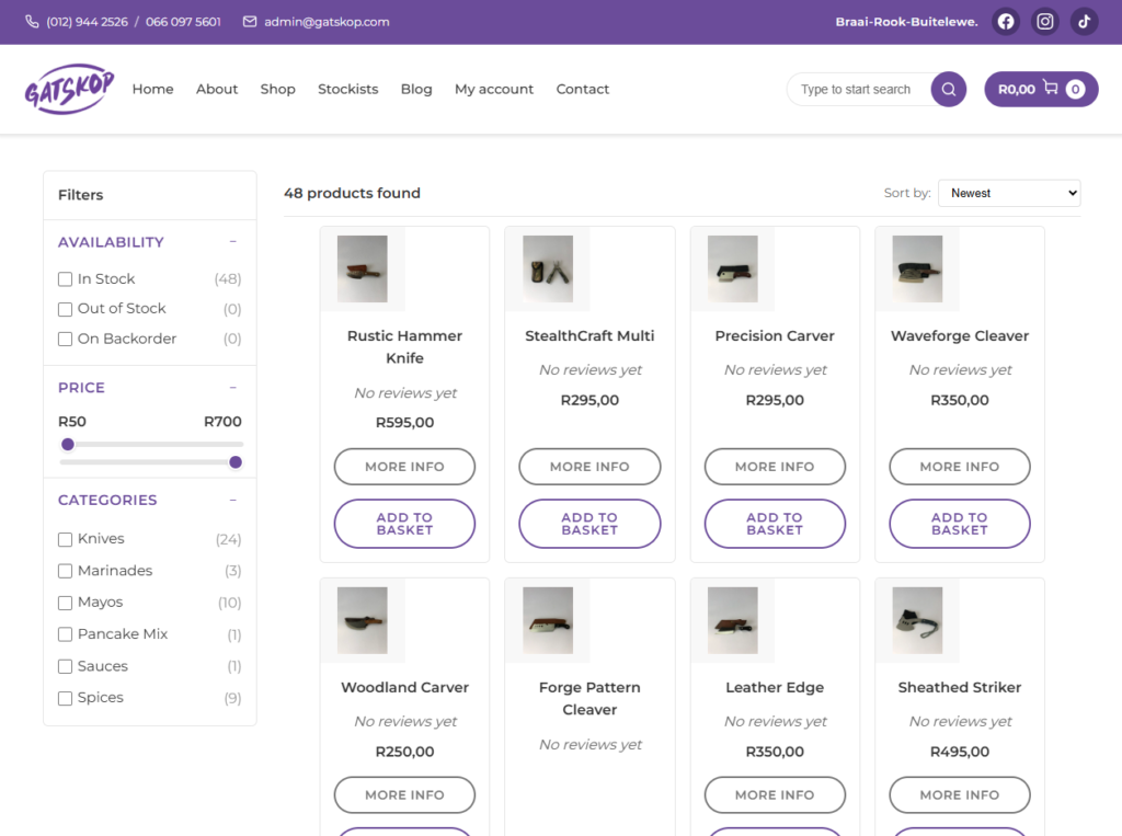 gatskop website screenshot